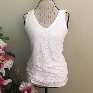 Banana Republic White Tank